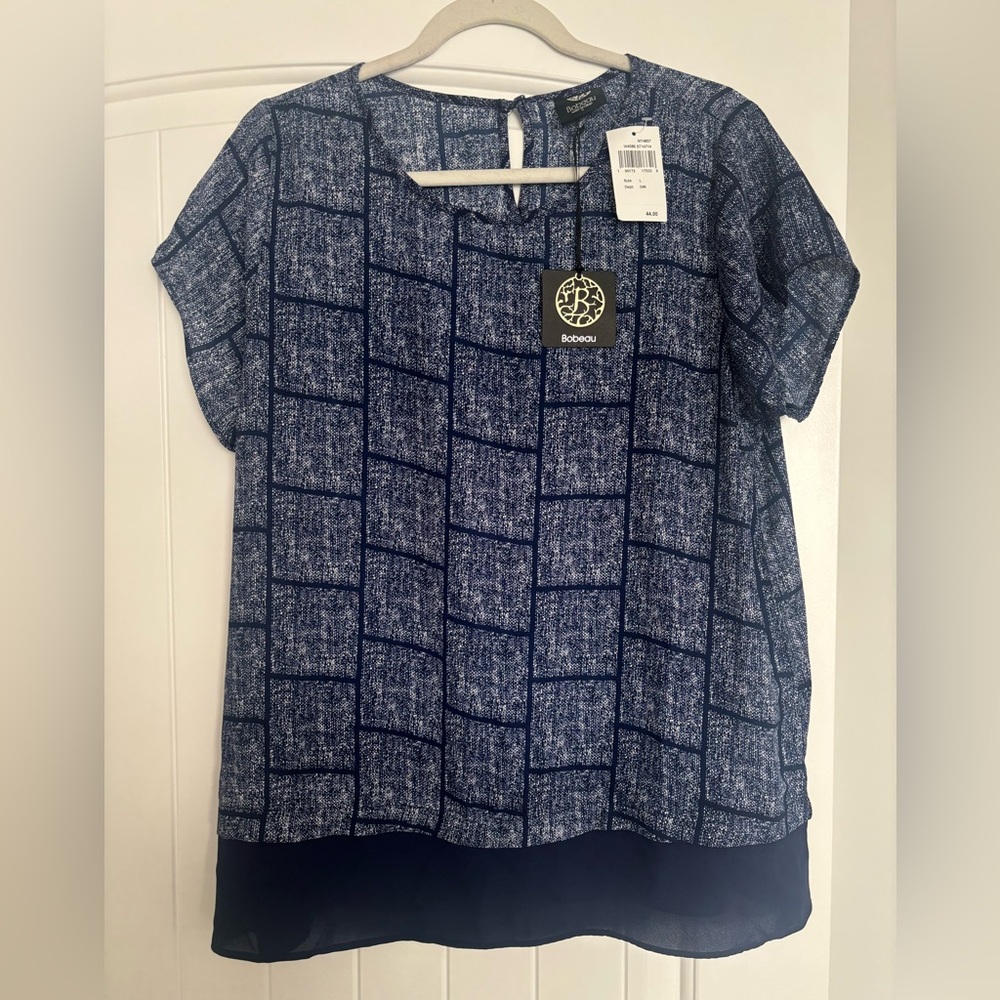 Bobeau Short Sleeve Blouse
